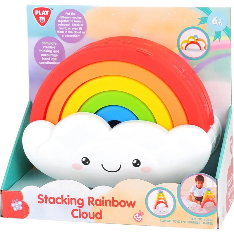 PLAYGO STACKING RAINBOW CLOUD