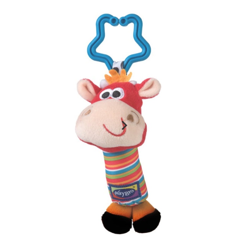 PLAYGRO FARMYARD FRIENDS CLIP & GO COW