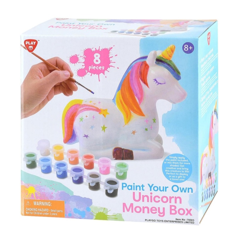 Paint Your Own Unicorn Money Box