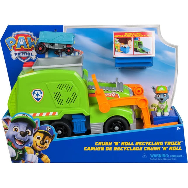 PAW PATROL CRUSH N ROLL RECYCLING TRUCK