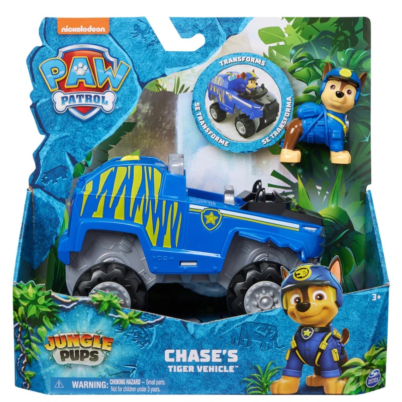 PAW PATROL JUNGLE VEHICLE CHASE'S