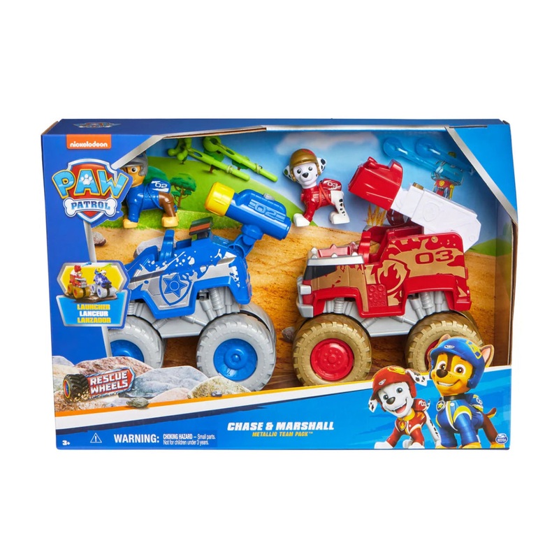 PAW PATROL RESCUE WHEELS 2 PK CHASE/MARS