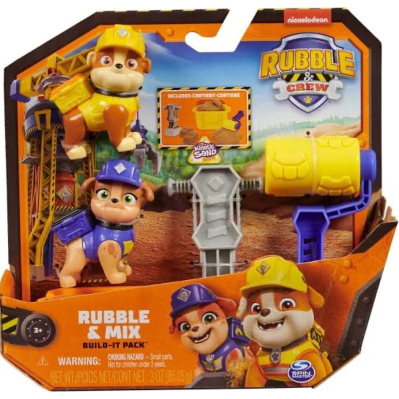 PAW PATROL RUBBLE & CREW 2 PK AST
