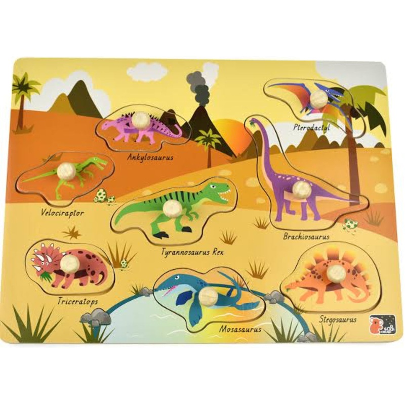PEG PUZZLE DINOSAURS