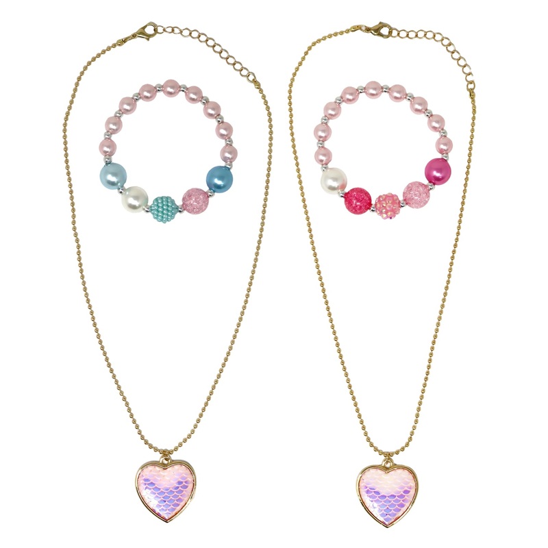 P/POP DREAMLAND MERMAID HEART NECKLACE S