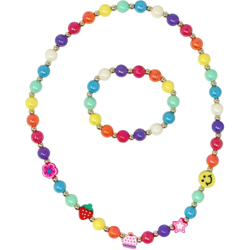 P/POP NBM123 RAINBOW SMILEY FACE BRACELE