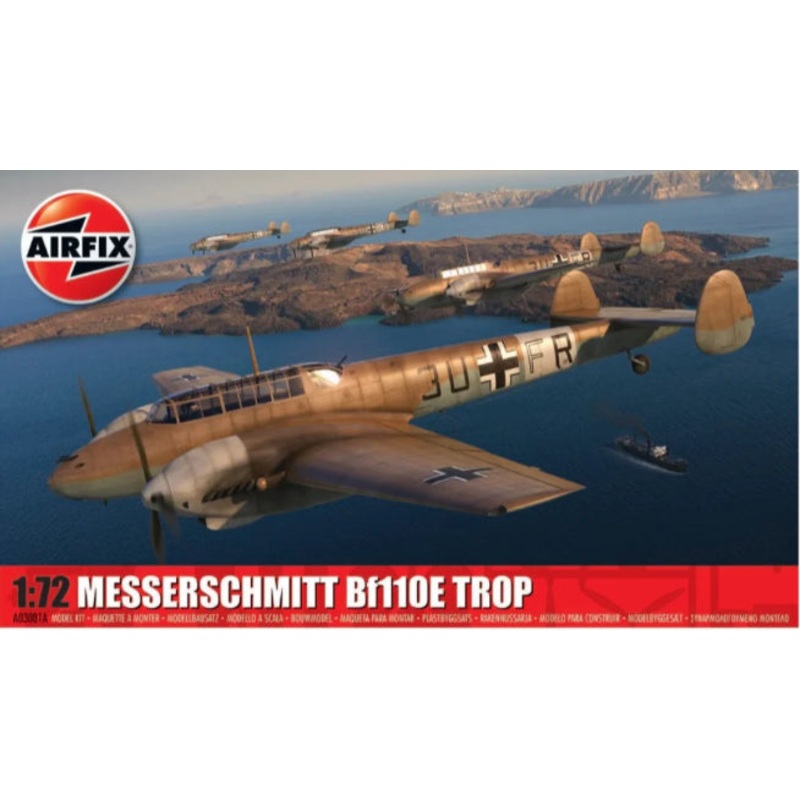 Airfix 1:72 Messerschmitt Bf110E Trop