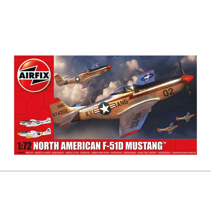 AIRFIX 1:72 NORTH AMERICAN F51D MUSTANG
