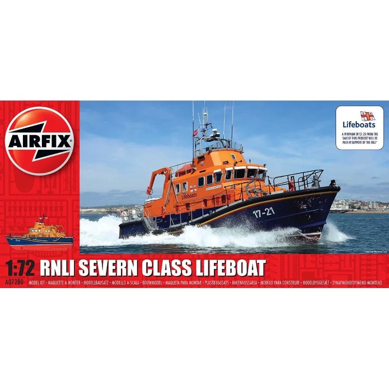 Airfix 1:72 Rnli Severn Class Lifeboat