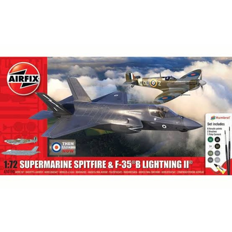 Airfix 1:72 Spitfire Mk.Vc & F-35B Light