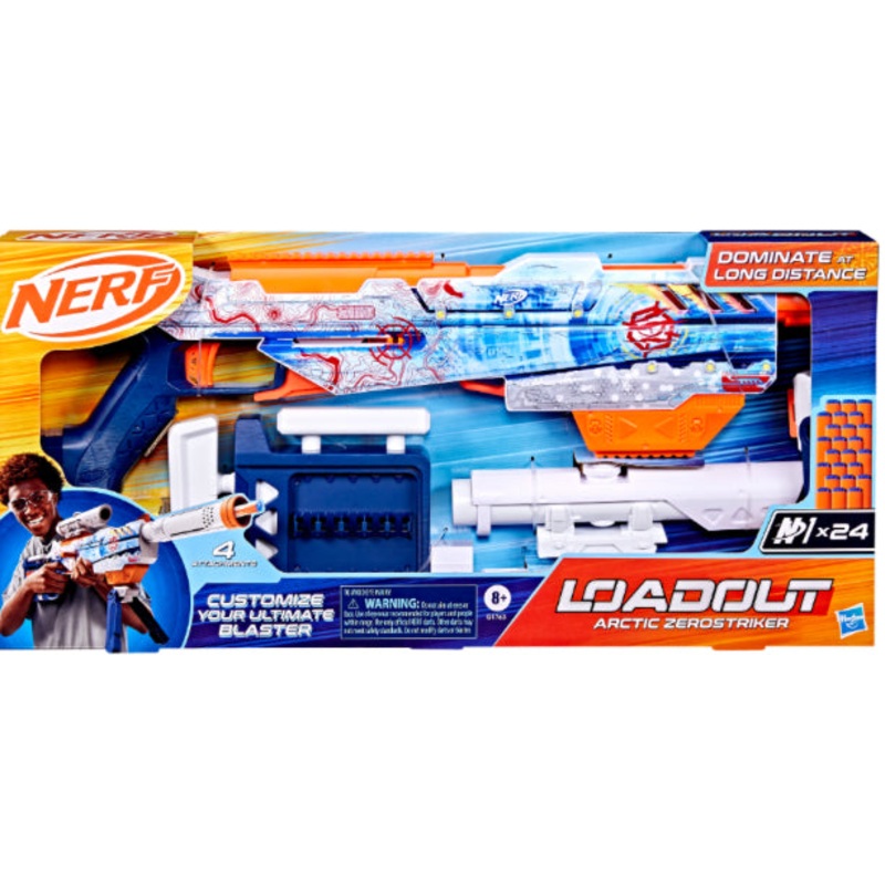 NERF LOADOUT ARTIC ZEROSTRIKER