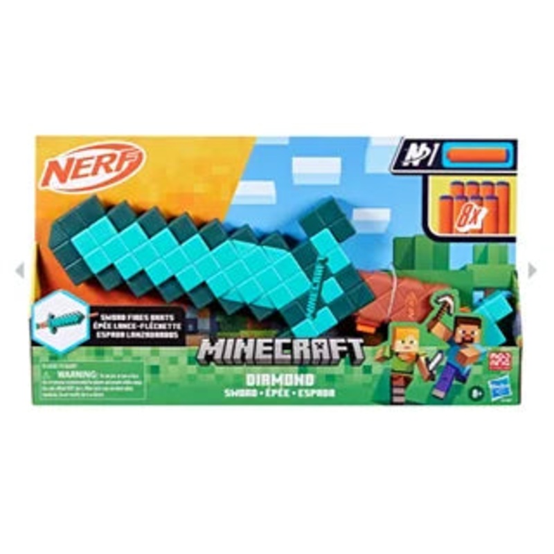 NERF MINECRAFT DIAMOND SWORD
