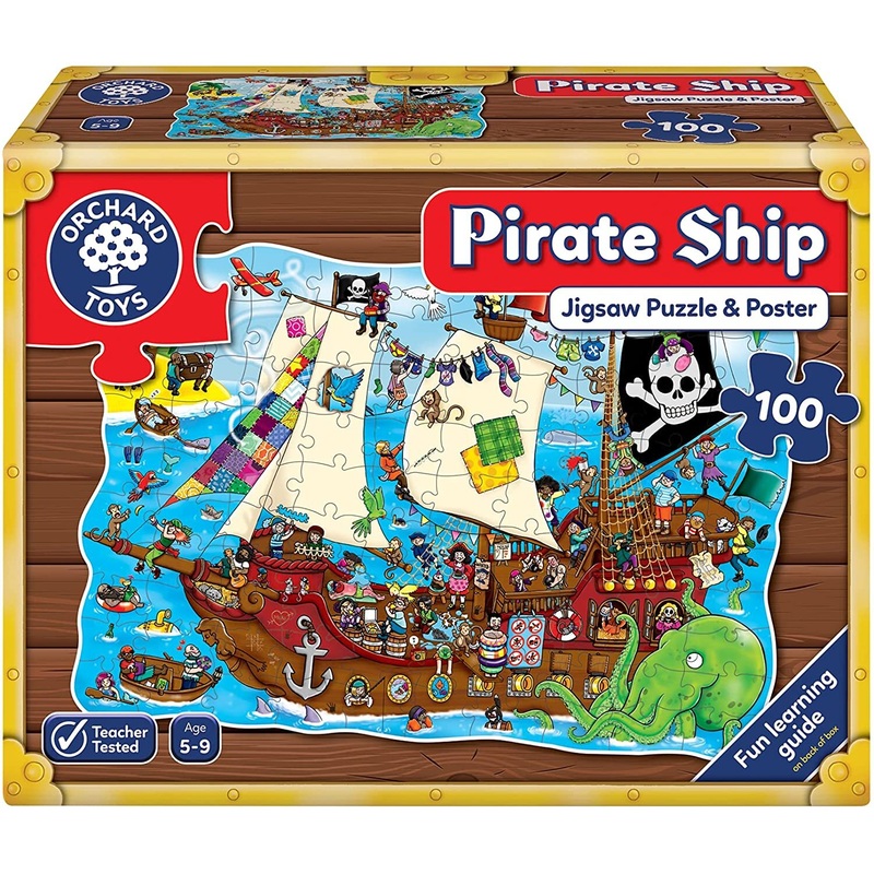 ORCHARD PUZZLE 100PC PIRATE SHIP