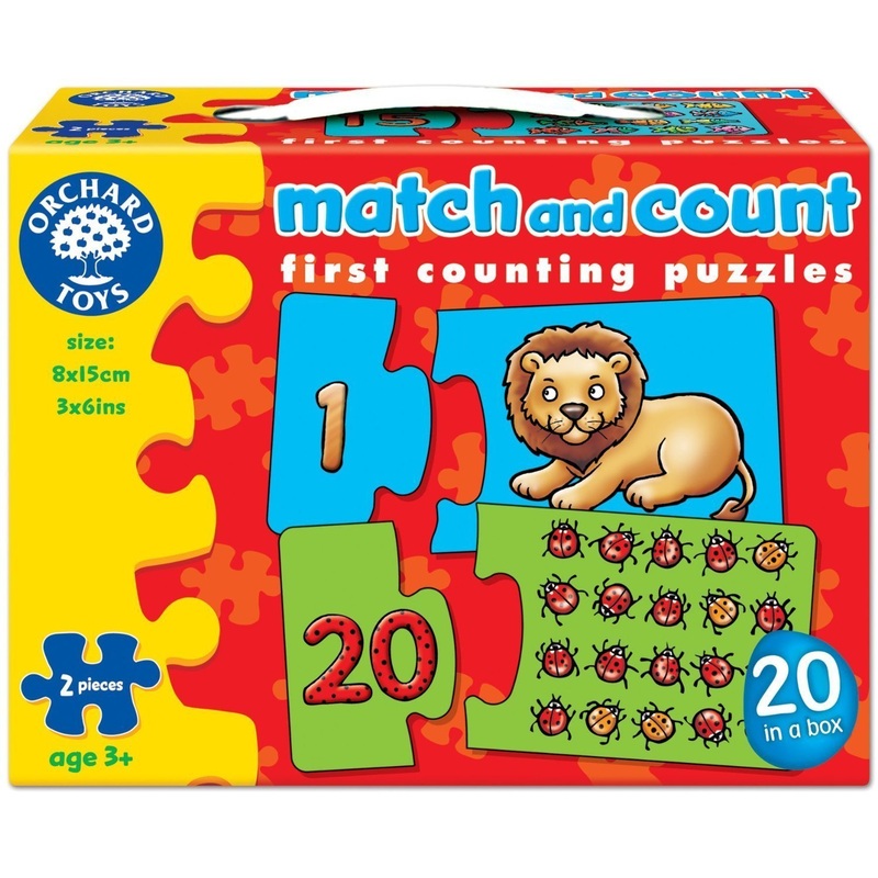 ORCHARD TOYS MATCH AND COUNT PUZZLE