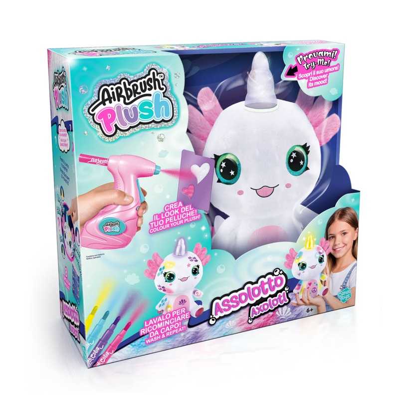 AIR BRUSH PLUSH AXOLOTI