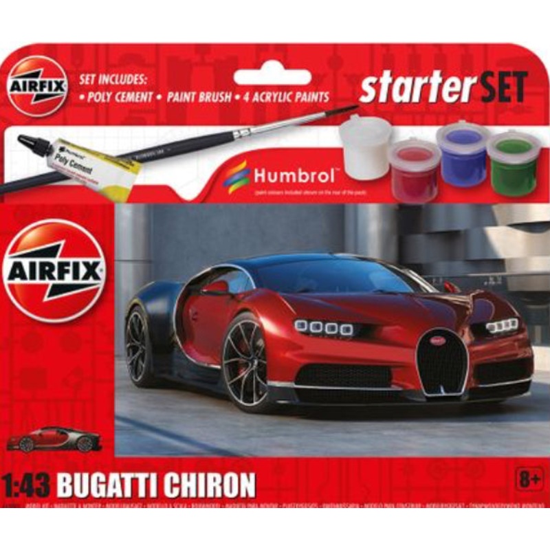 Airfix 1:43 Starter Set Bugatti Chiron