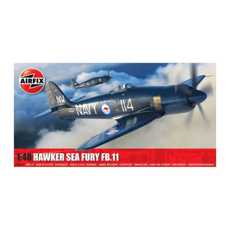 AIRFIX 1:48 HAWKER SEA FURY FB.11