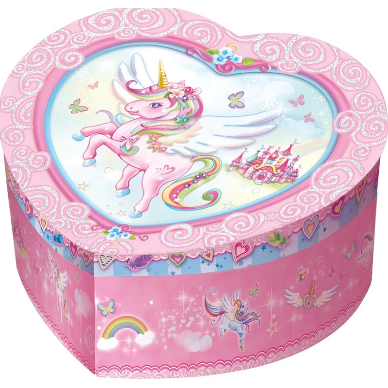 MUSIC JEWELRY BOX UNICORN