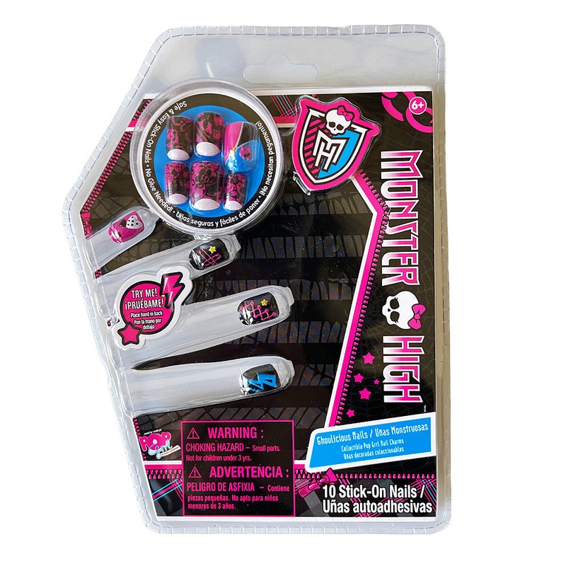 MONSTER HIGH NAIL CHARMS STICK ON