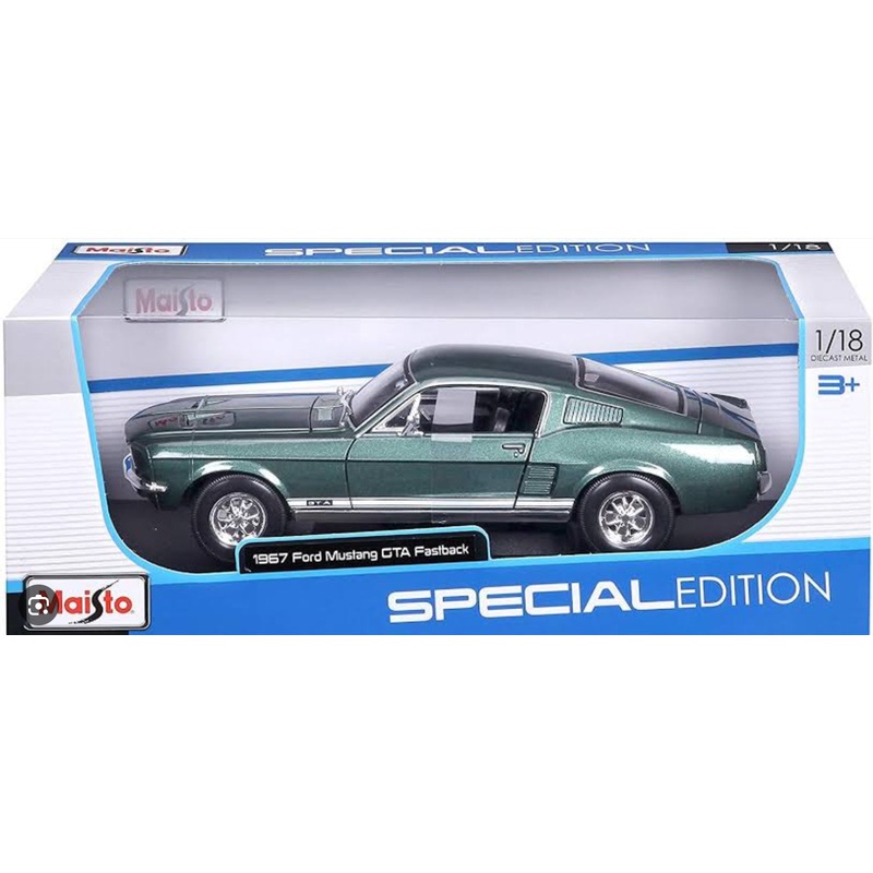 MAISTO 1:18 1967 FORD MUSTANG FASTBACK