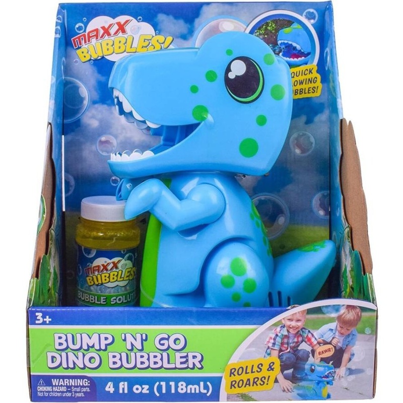 MAXX BUBBLES BUMP N GO DINO BUBBLER