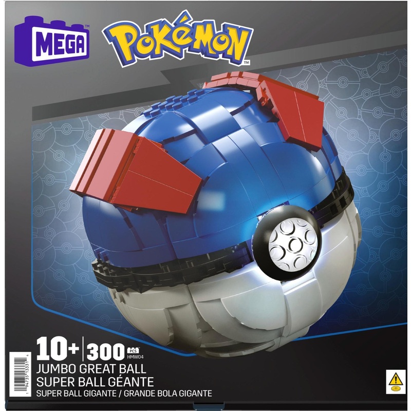Mega Pokemon Jumbo Great Ball