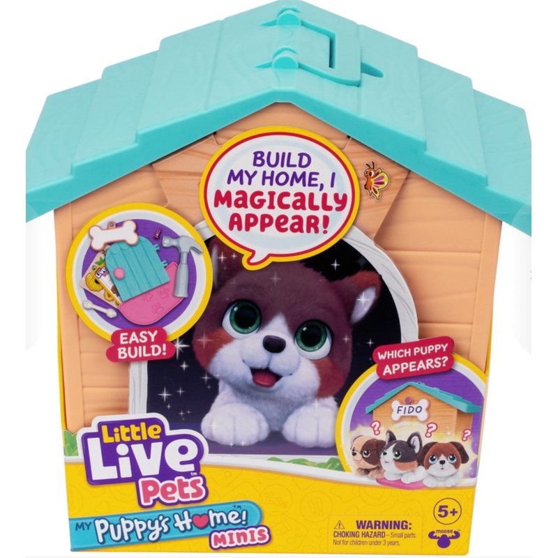 LITTLE LIVE PETS MINIS PUPPY'S HOME BLUE