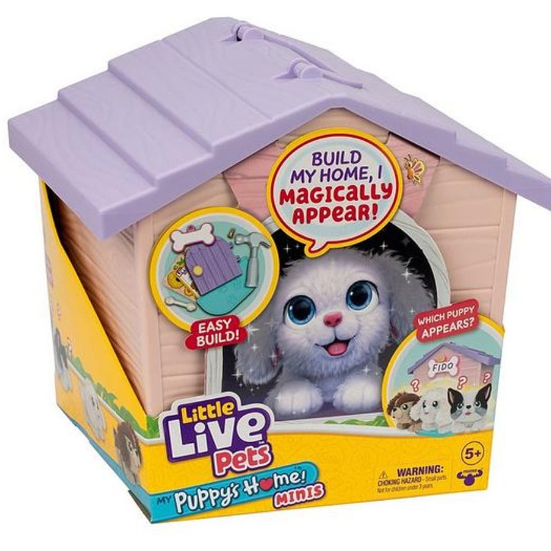 LITTLE LIVE PETS MINIS PUPPY'S HOME PURP