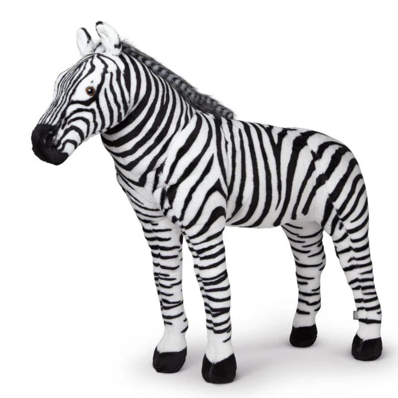 M&D LARGE PLUSH ZEBRA