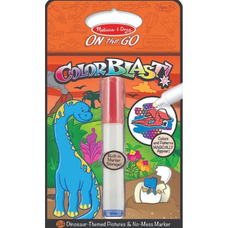 M&D ON THE GO COLOR BLAST DINOSAURS