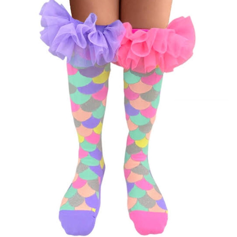 MADMIA SOCKS 6+ MERMAID FRILLS W GLITTER