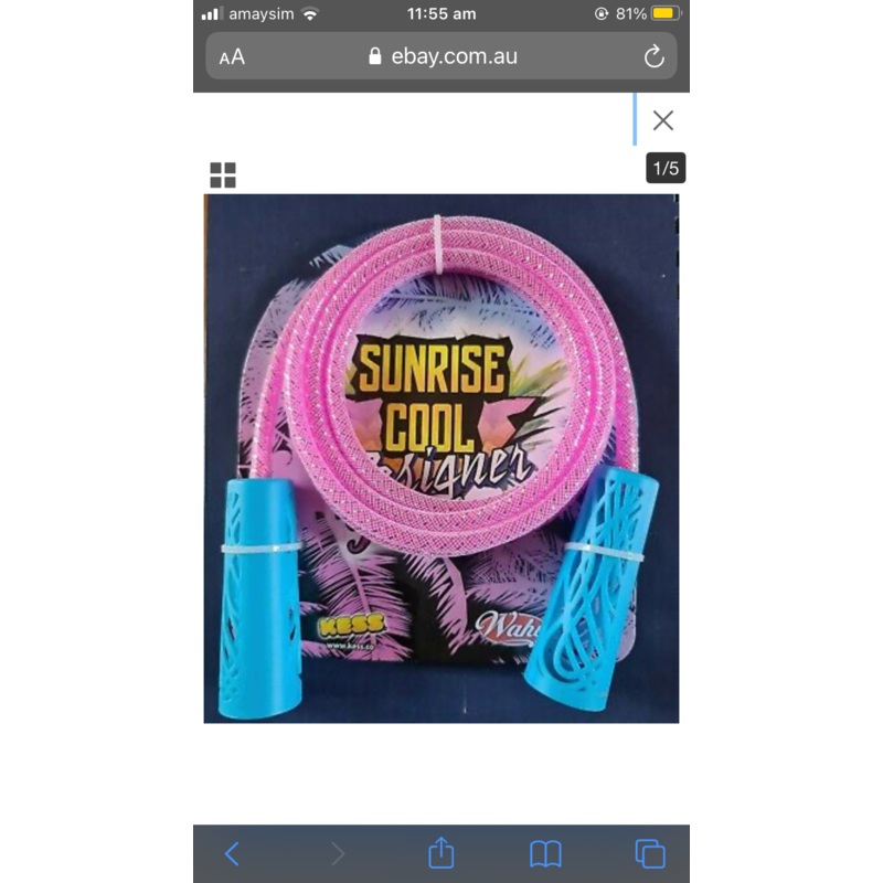 KESS SUNRISE COOL DESIGNER JUMP ROPE