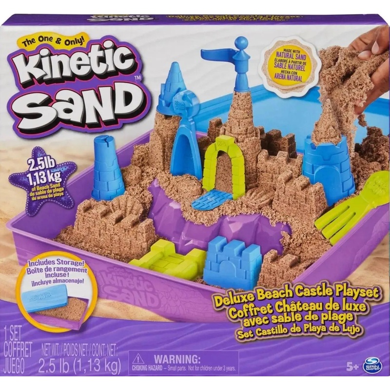 KINETIC SAND DELUXE BEACH CASTLE PLAYSET