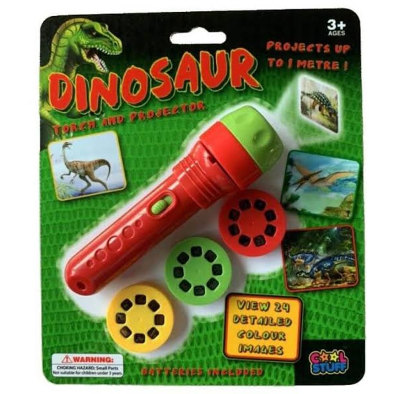 LED PROJECTOR TORCH DINOSAUR SLIDE