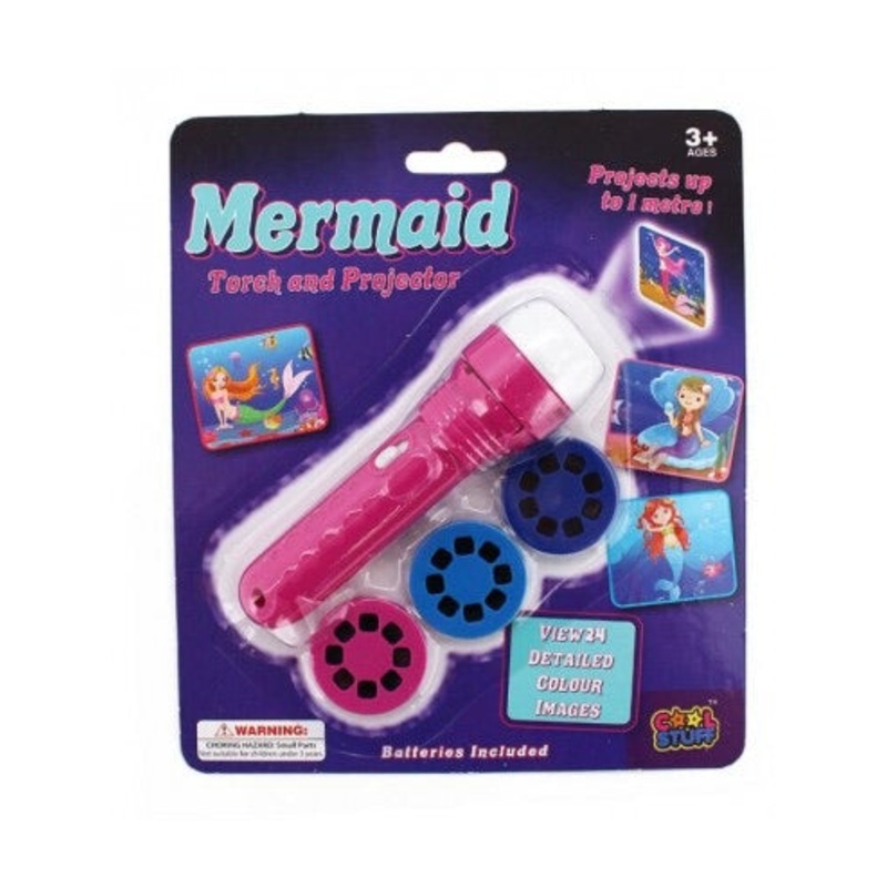 LED PROJECTOR TORCH MERMAID SLIDE