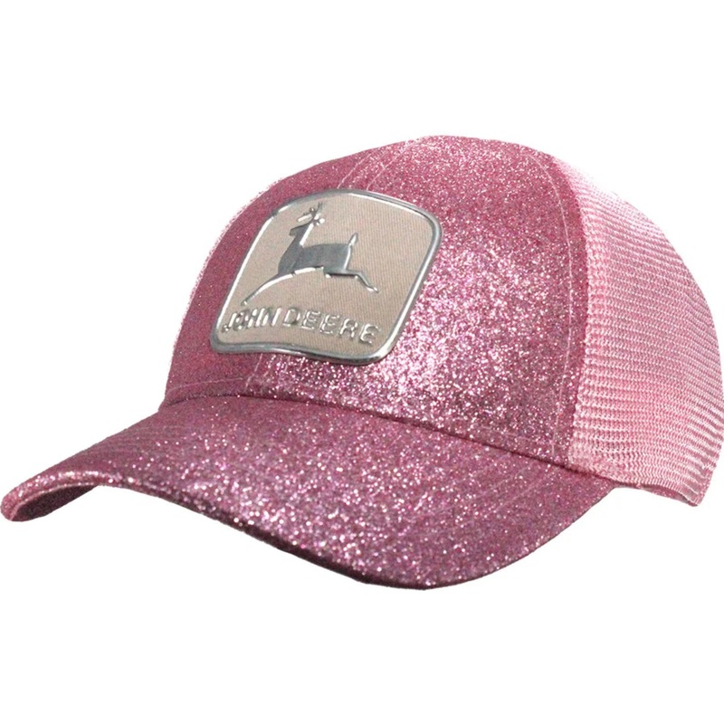 JD CAP VINTAGE LOGO GLITTER PINK TODDLER