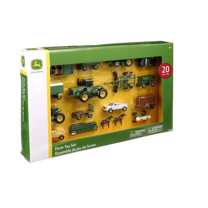 JD FARM TOY SET VEHICLE VALUE SET