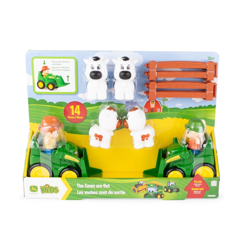 JD THE COWS ARE OUT FARM SET