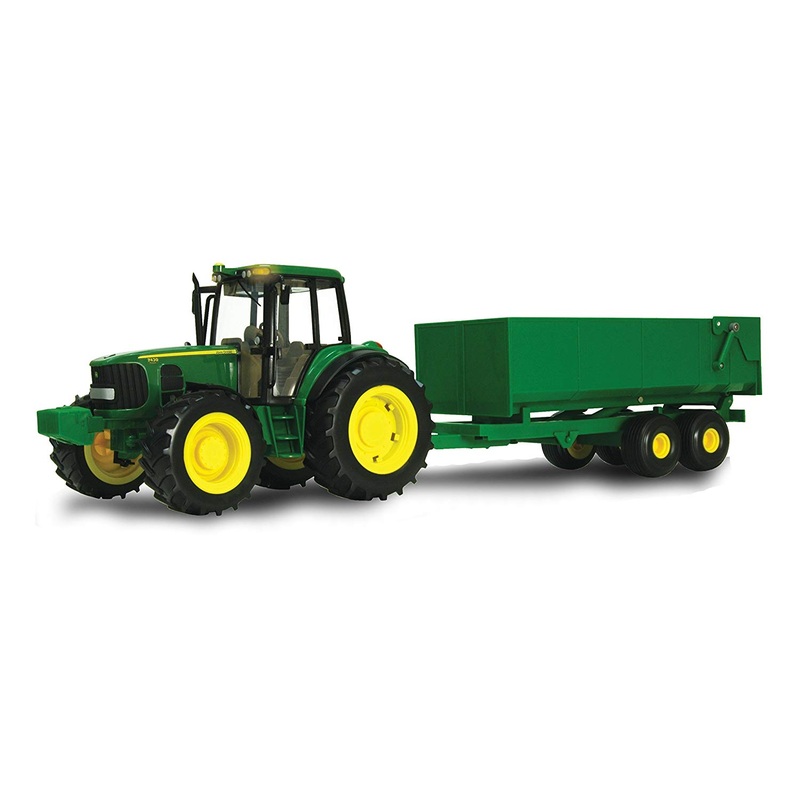 JD TRACTOR AND WAGON 7430