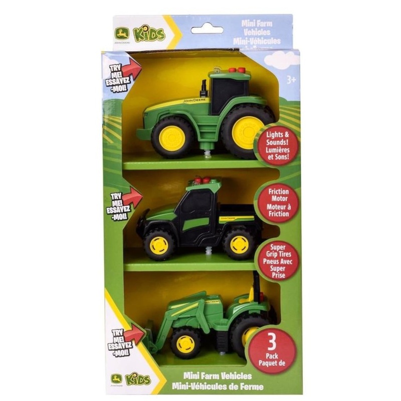 JOHN DEERE LIGHT AND SOUND MINI 3 PACK