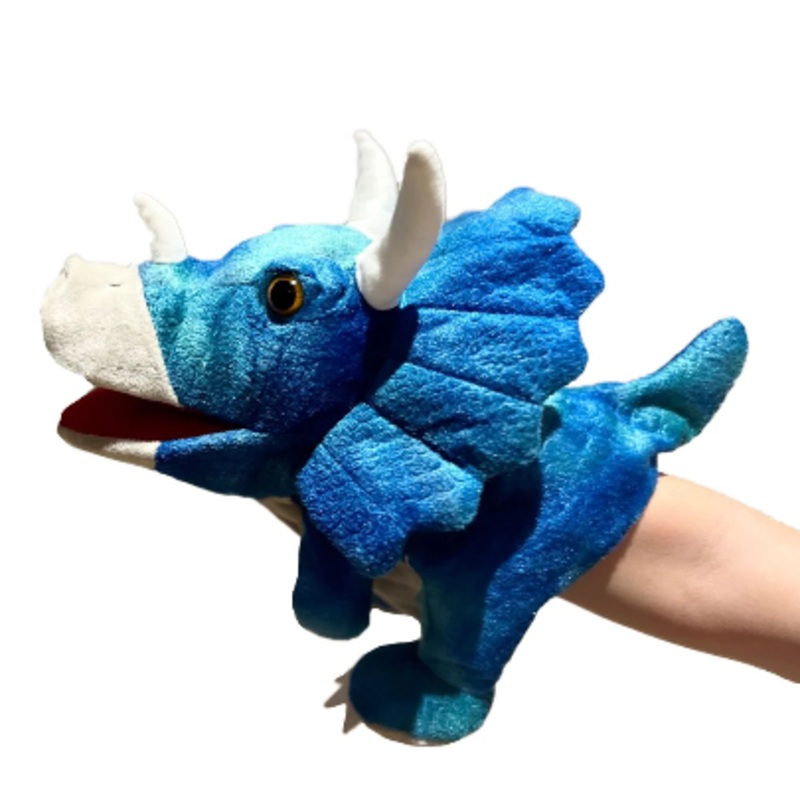 JOHNCO HAND PUPPET TRICERATOPS