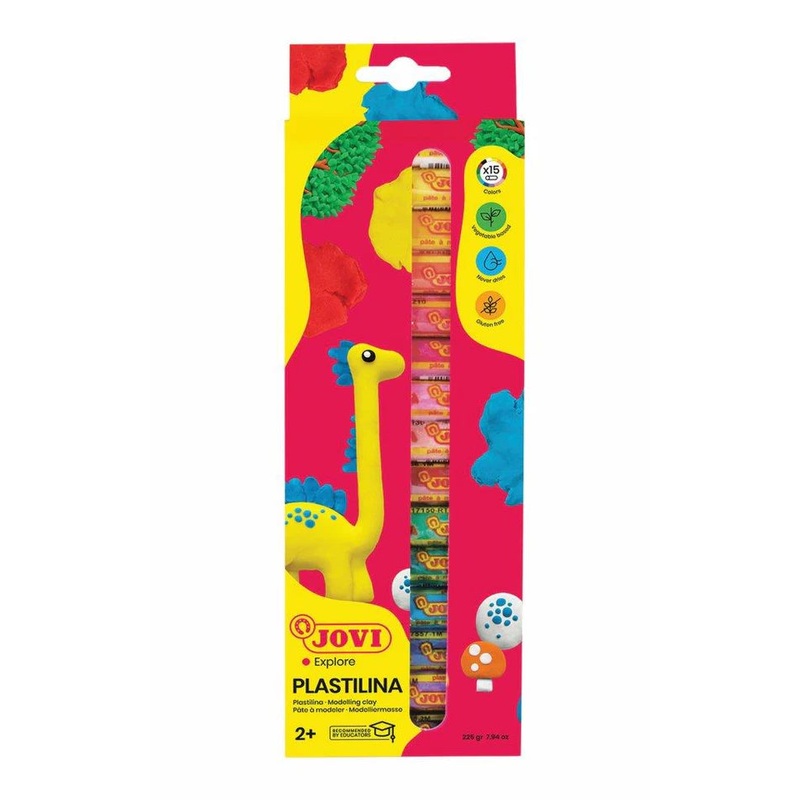 JOVI PLASTILINA 15X15G CLASSIC