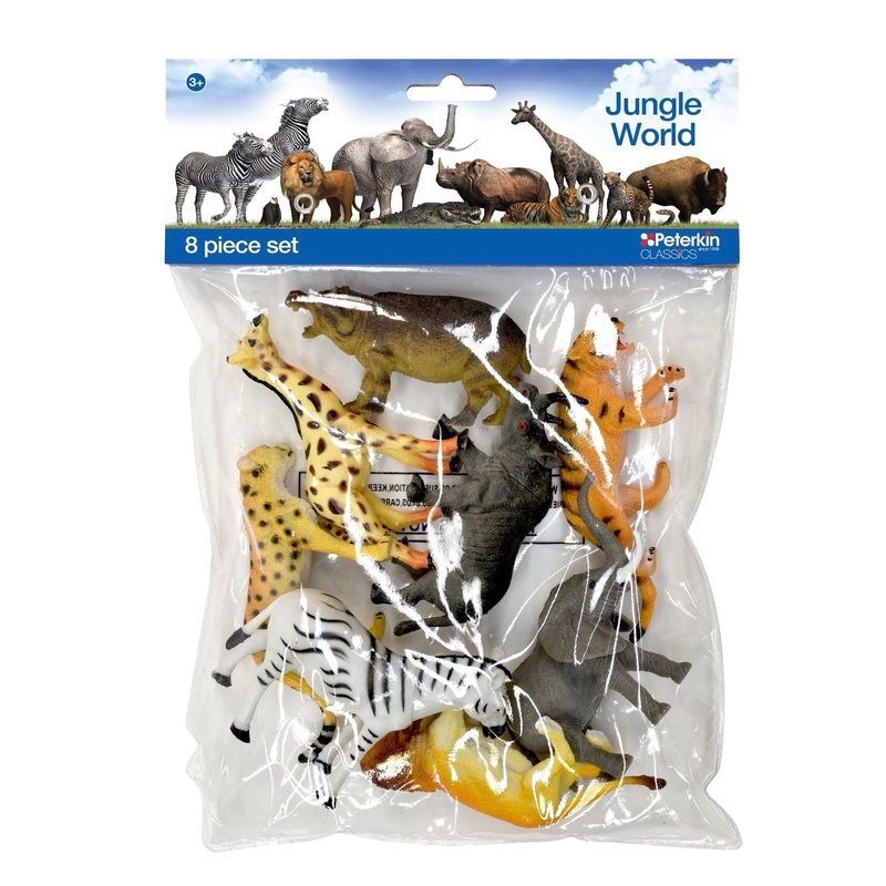 JUNGLE WORLD 8PC PK