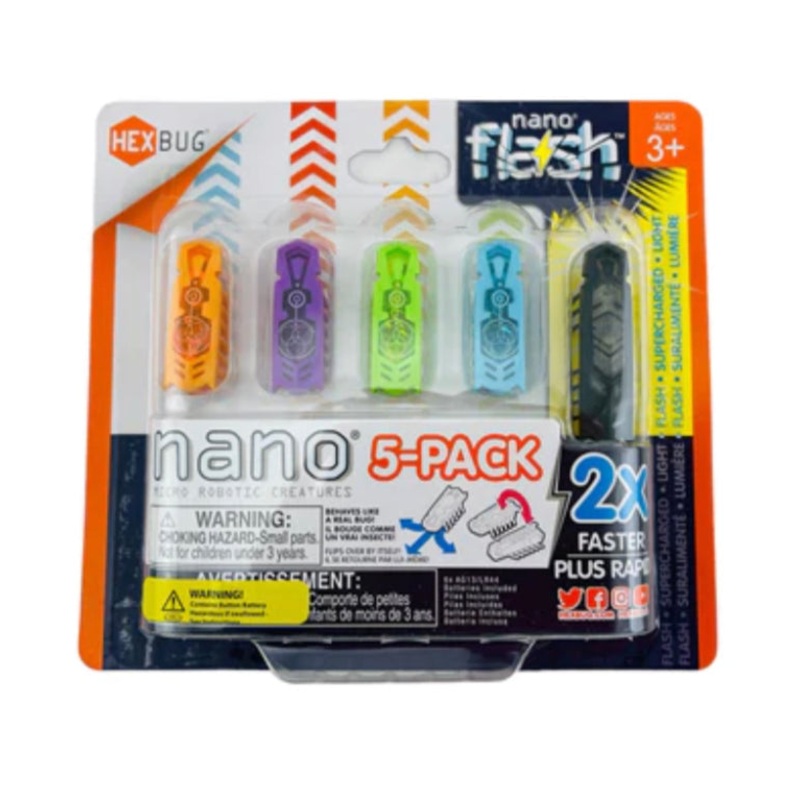 HEX BUG FLASH NANO 5 PK