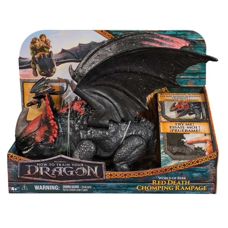 HTTY DRAGON RED DEATH CHOMPING RAMPAGE