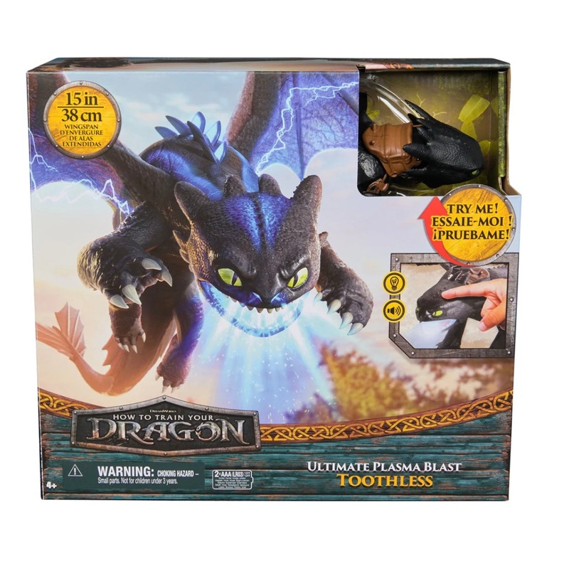 HTTY DRAGON ULTIM PLASMA BLAST TOOTHLESS