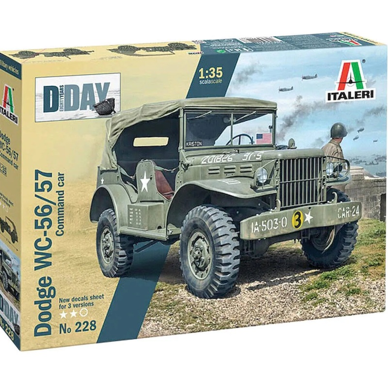 ITALERI 1/35 DODGE WC56 COMMAND CAR