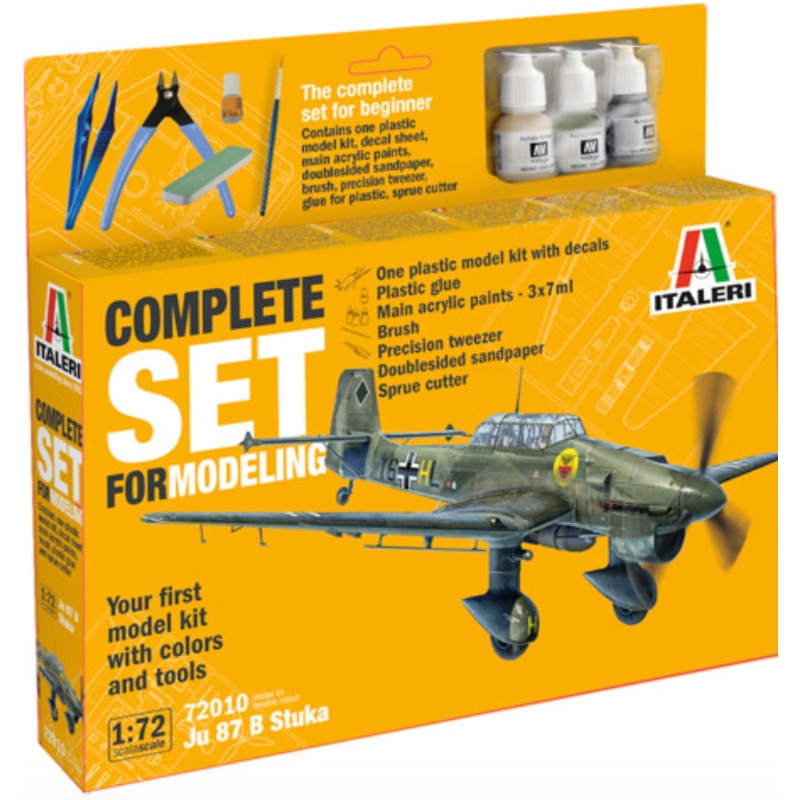 Italeri 1/72 Complete Set Junker Ju-87B