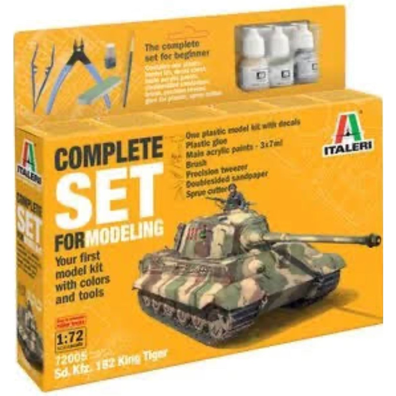Italeri 1/72 Complete Set King Tiger
