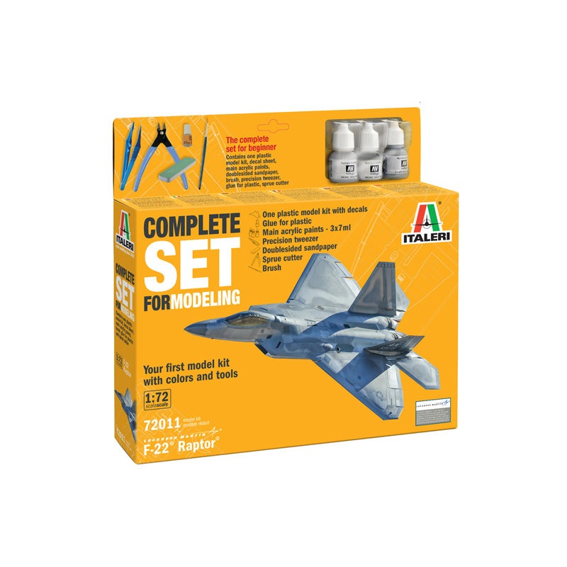 ITALERI 1:72 MODEL SET F-22 RAPTOR